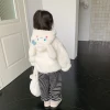 Children's cartoon plush coat 22 Winter Children's cartoon hooded fur coat, Children's winter thickened cotton coat with cotton lining Item Picture